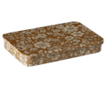 Maileg Metal Box with Sliding Lid - Blossom Ocher