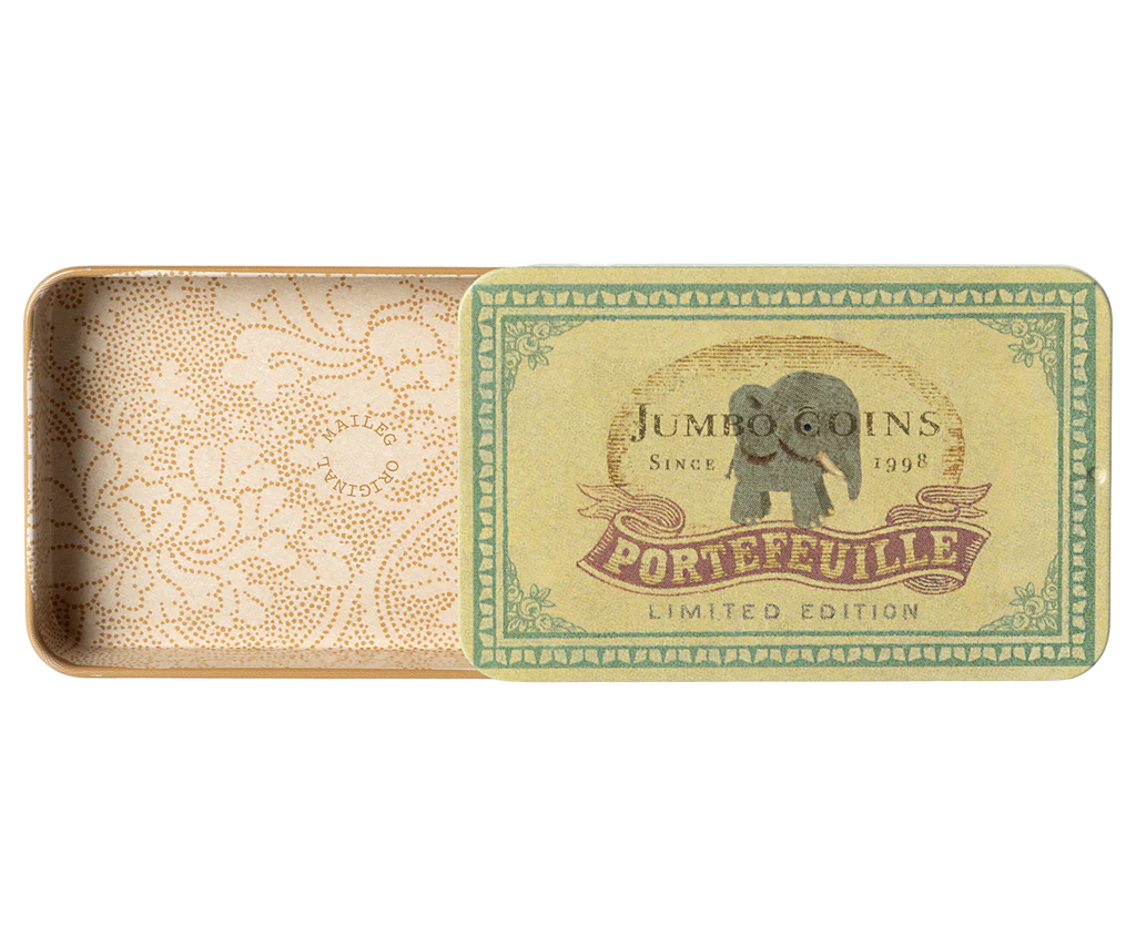 Maileg Metal Box with Sliding Lid - Jumbo Coins