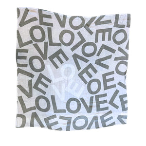 LOVEvolve®  Baby Swaddle Blanket - Grey + White