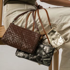 Uashmama La Busta Crossbody Bag Large - Silver