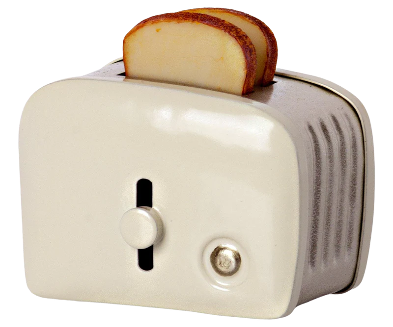 Maileg Mini Toaster and Bread - Off-White