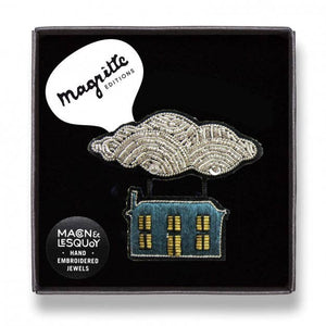 Macon & Lesquoy - Brooch - Flying House