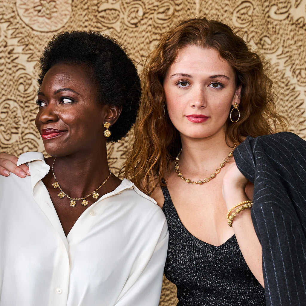 Capucine De Wulf Berry & Bead Chain, 18" - Gold