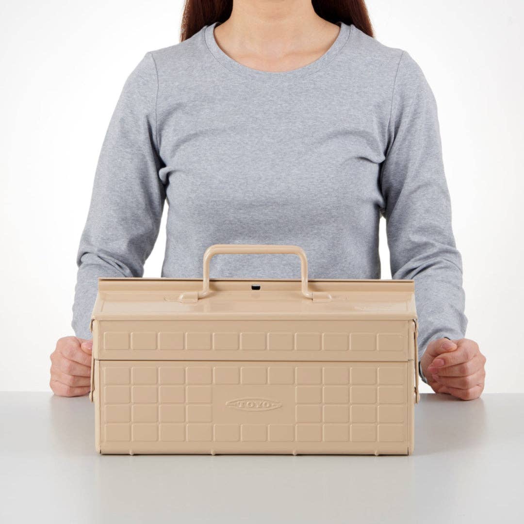 Toyo Steel Cantilever Toolbox | ST-350 - White