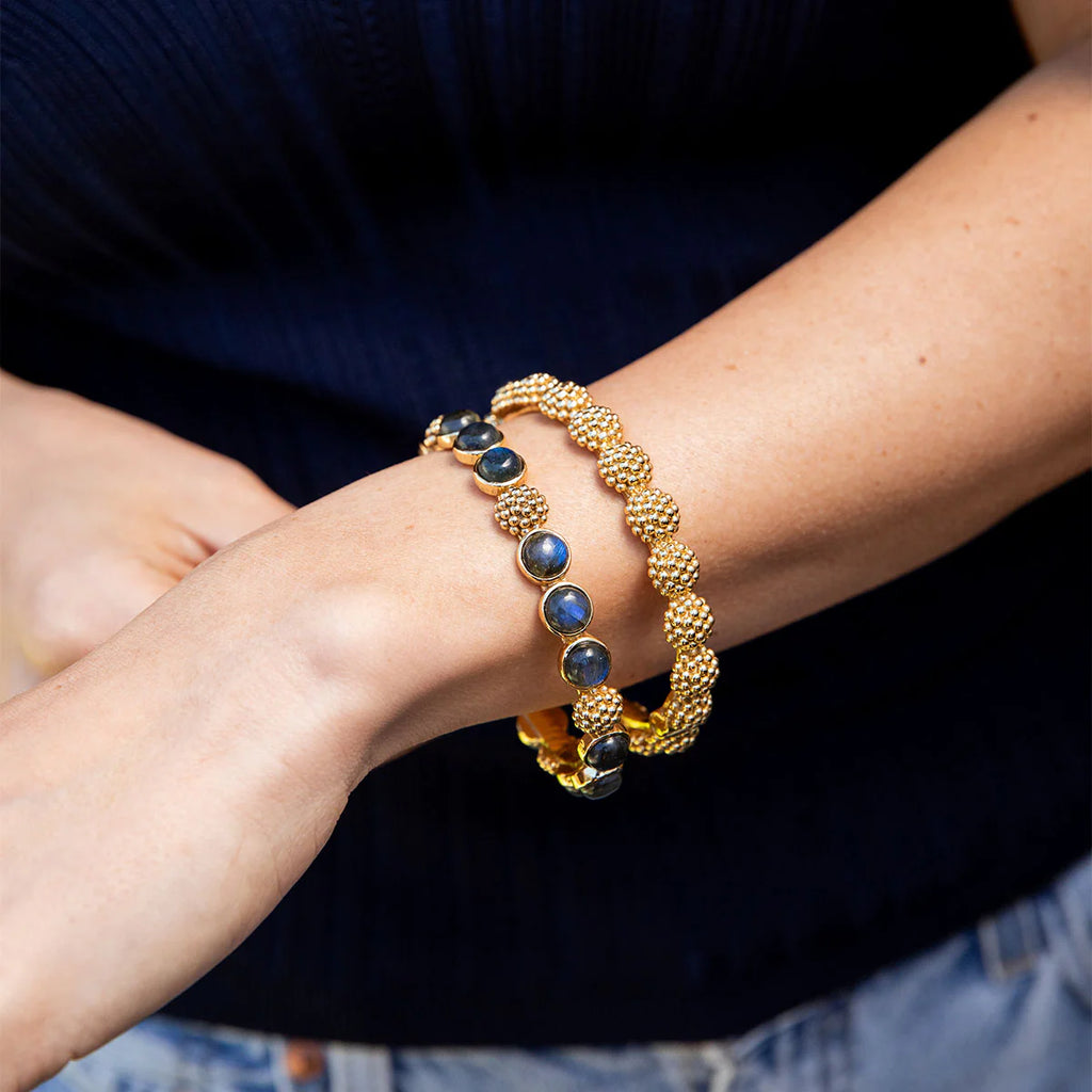 Capucine De Wulf Berry Eternity Hinged Bangle
