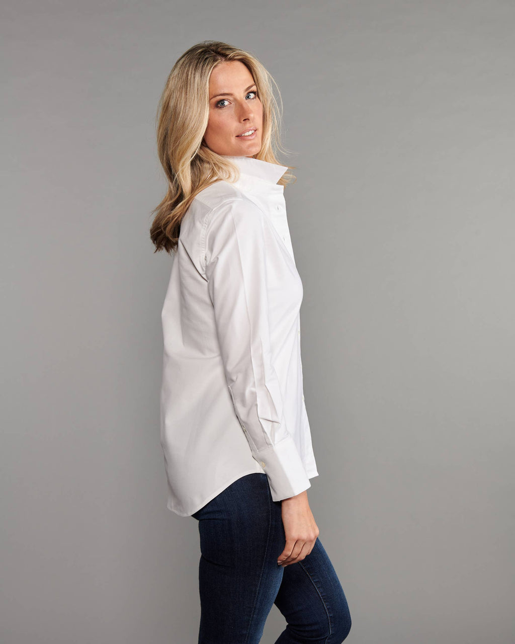 Claridge + King - The Great White Shirt, No.1 in White Oxford: S
