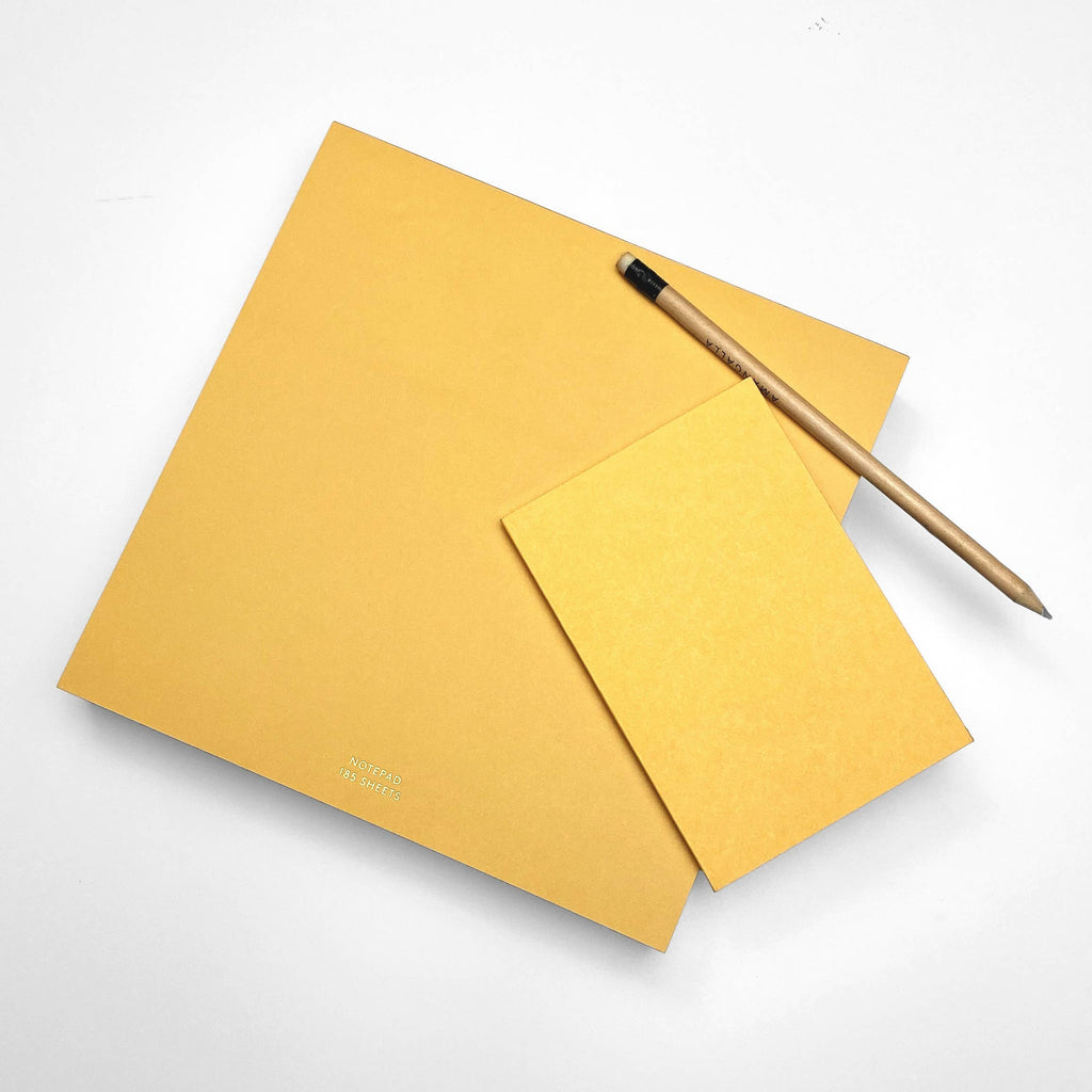Wms&Co. ColorPads: Yellow with Gilded edge, Large Square