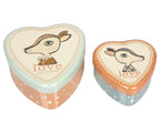 Maileg Love Tin Hearts Set - Bambi