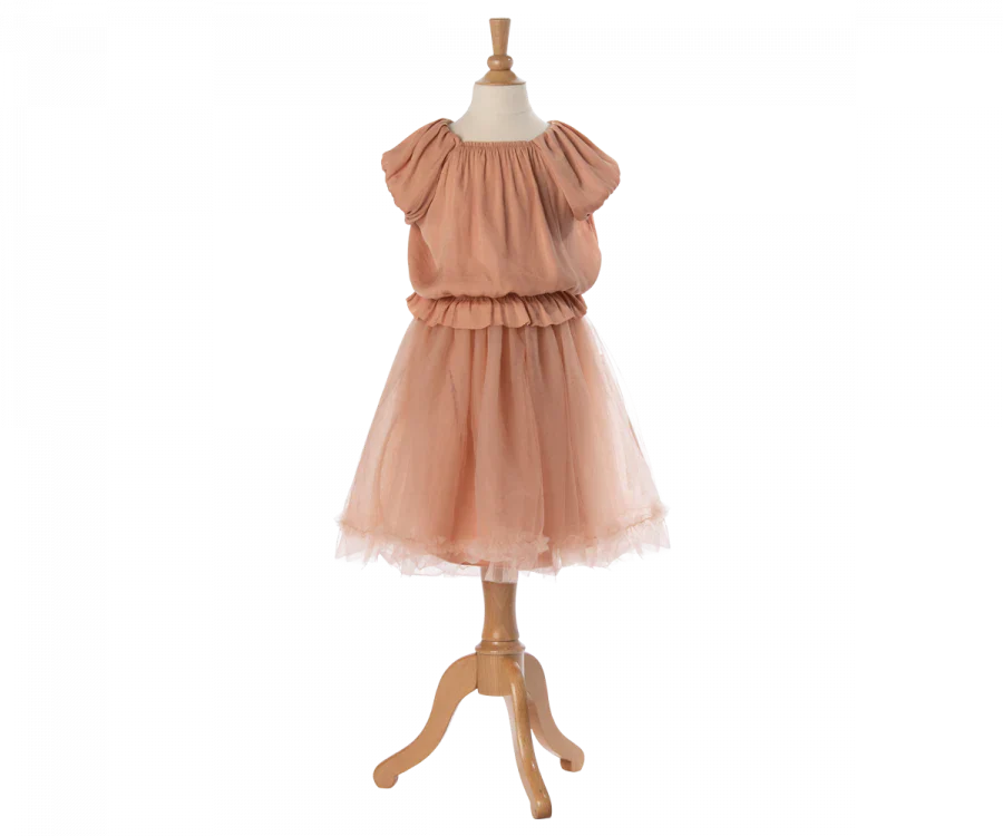 Maileg Princess Tulle Skirt 6-8 years - Melon
