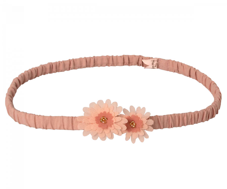 Maileg Headband Flower - Melon Small