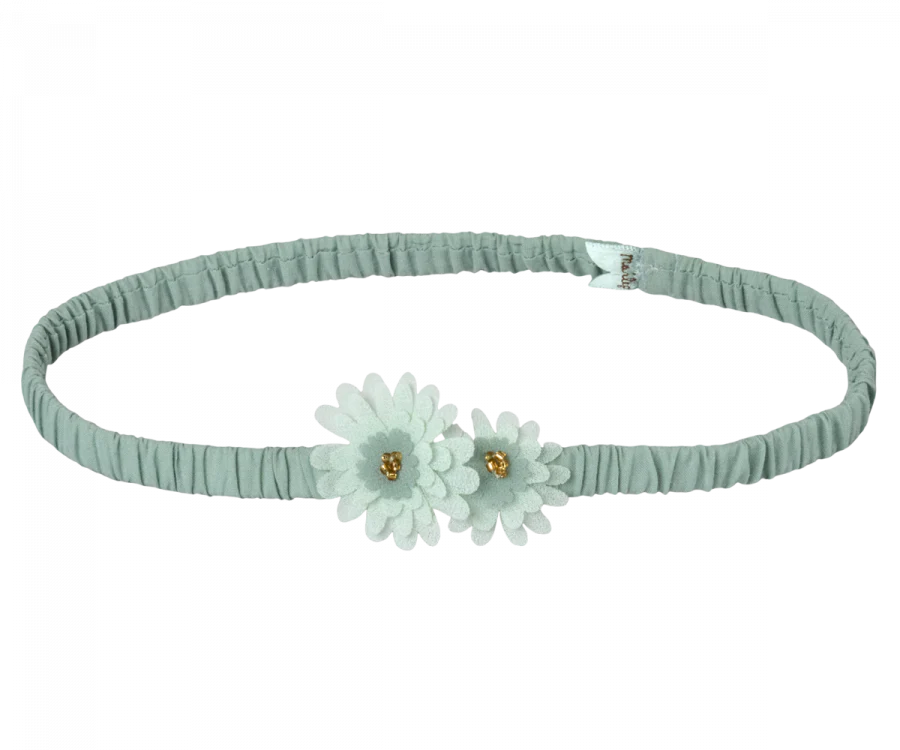Maileg Headband Flower - Mint Small