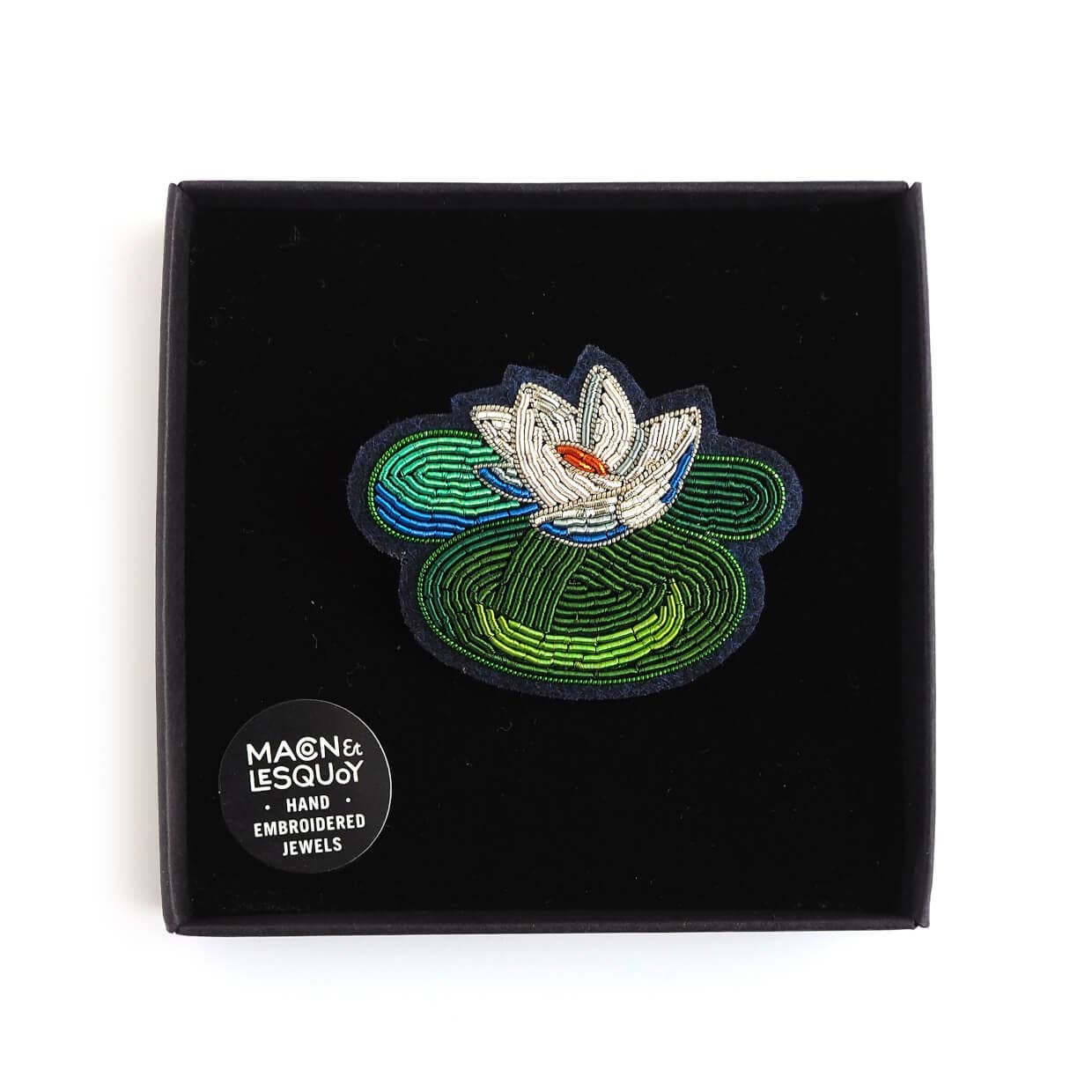 Macon & Lesquoy - Brooch - Nymphéa