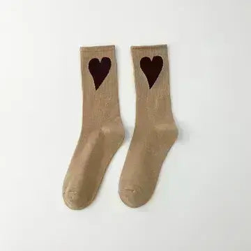 Yaya's Luxe Wholesale - Women's Socks with Hearts: Blue