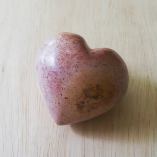 Soapstone Hand-Carved Large Heart