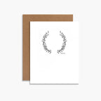Souvenir Stationery - Olive Branch Peace Letterpress Holiday - Greeting Card