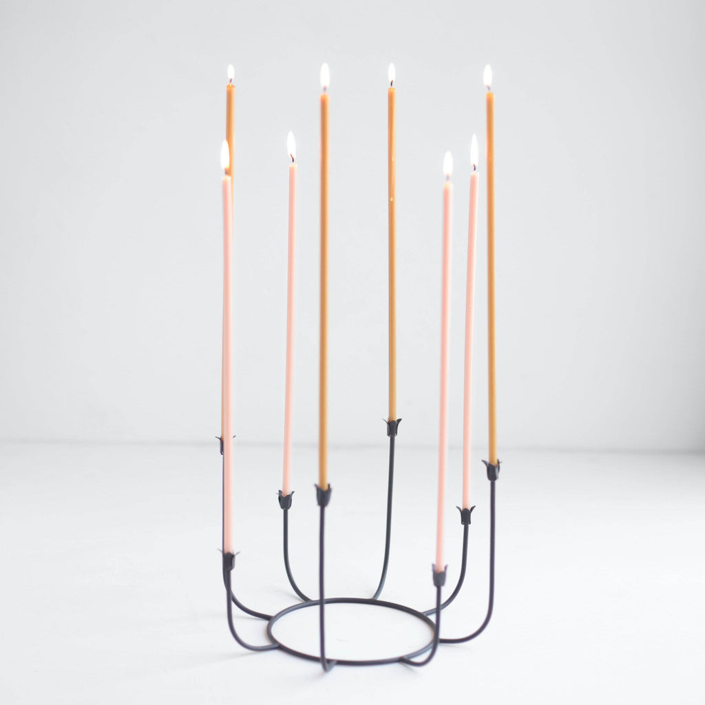 The Floral Society - Beeswax Long Stem Candles: Blossom