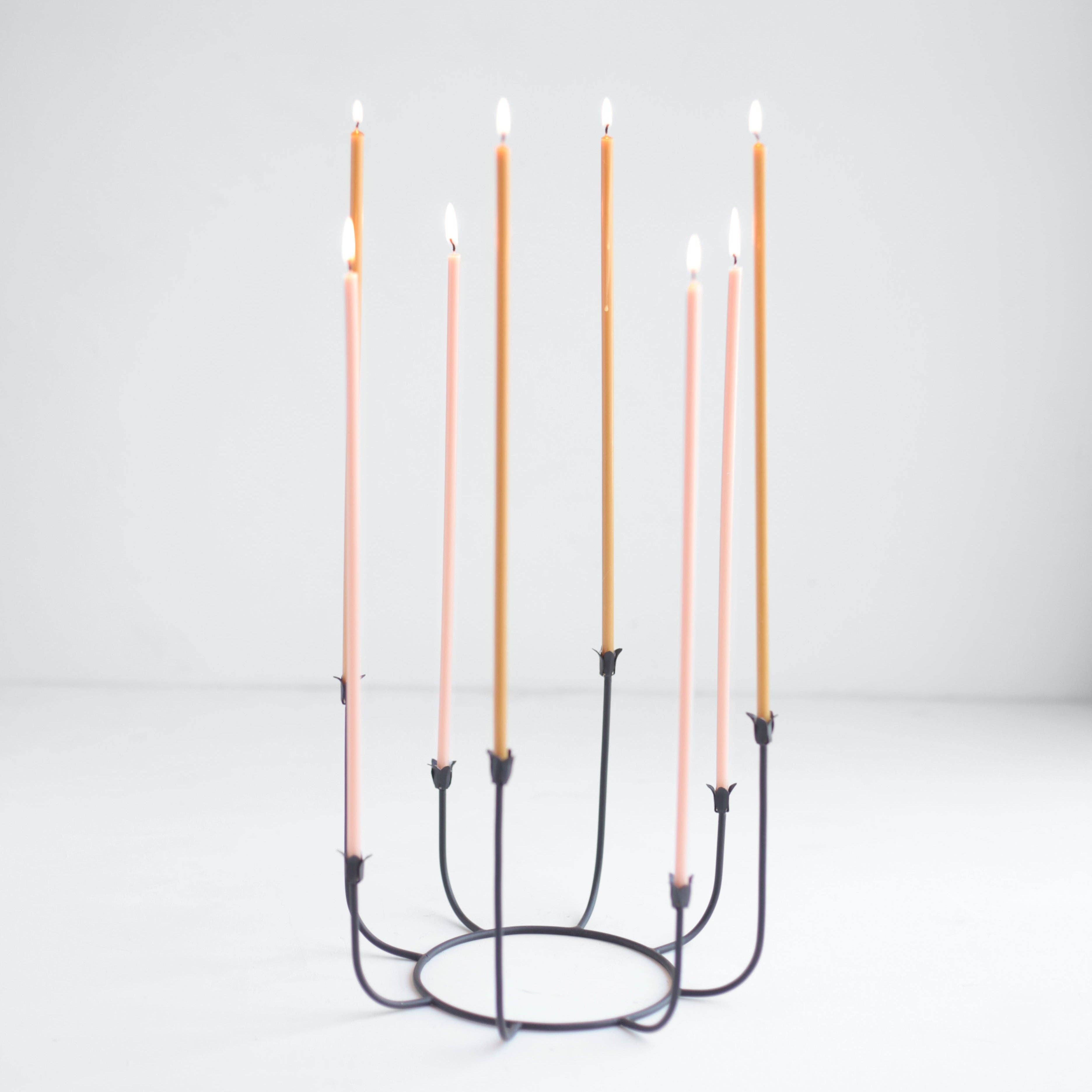 The Floral Society - Beeswax Long Stem Candles: Blossom