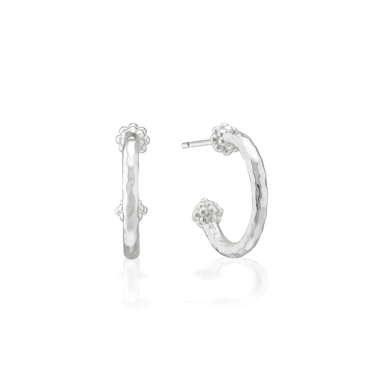 Capucine De Wulf Berry Slice Small Hoop Earrings - Silver *