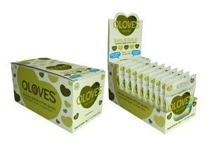 POSHI - Oloves -  Basil & Garlic Pitted Green Olives 1.1oz