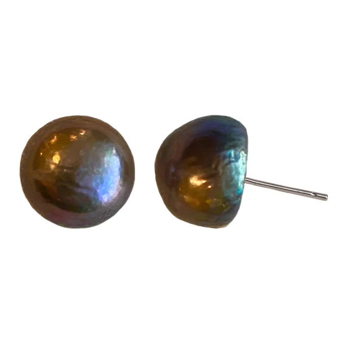 Chocolate Bam Bam Post Earring