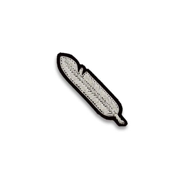 Macon & Lesquoy - Brooch - Small Silver Feather