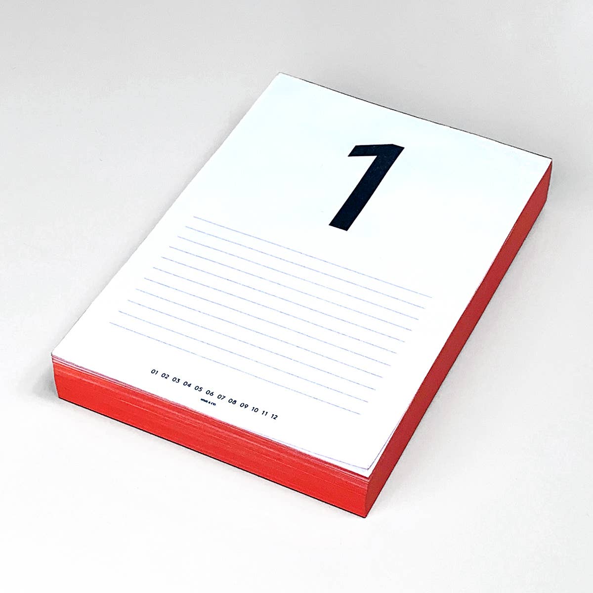 Wms&Co. Daily Calendar Pad: Blush
