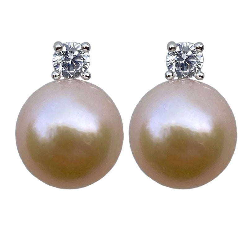 Coco Earring 11MM Pink on Silver