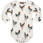 Milkbarn Cotton Long Sleeve One Piece | Chicken