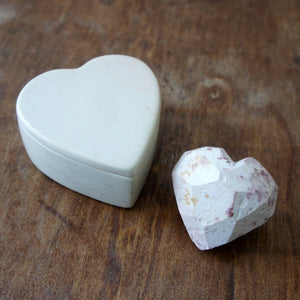 Venture Imports LLC - Heart Box, Natural Stone