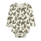 Milkbarn Bamboo Long Sleeve One Piece | Pine