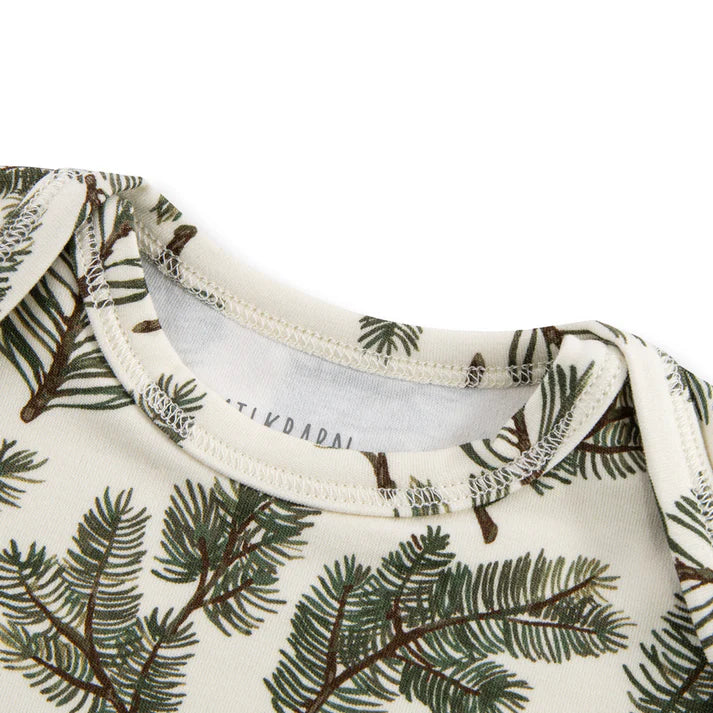 Milkbarn Bamboo Long Sleeve One Piece | Pine