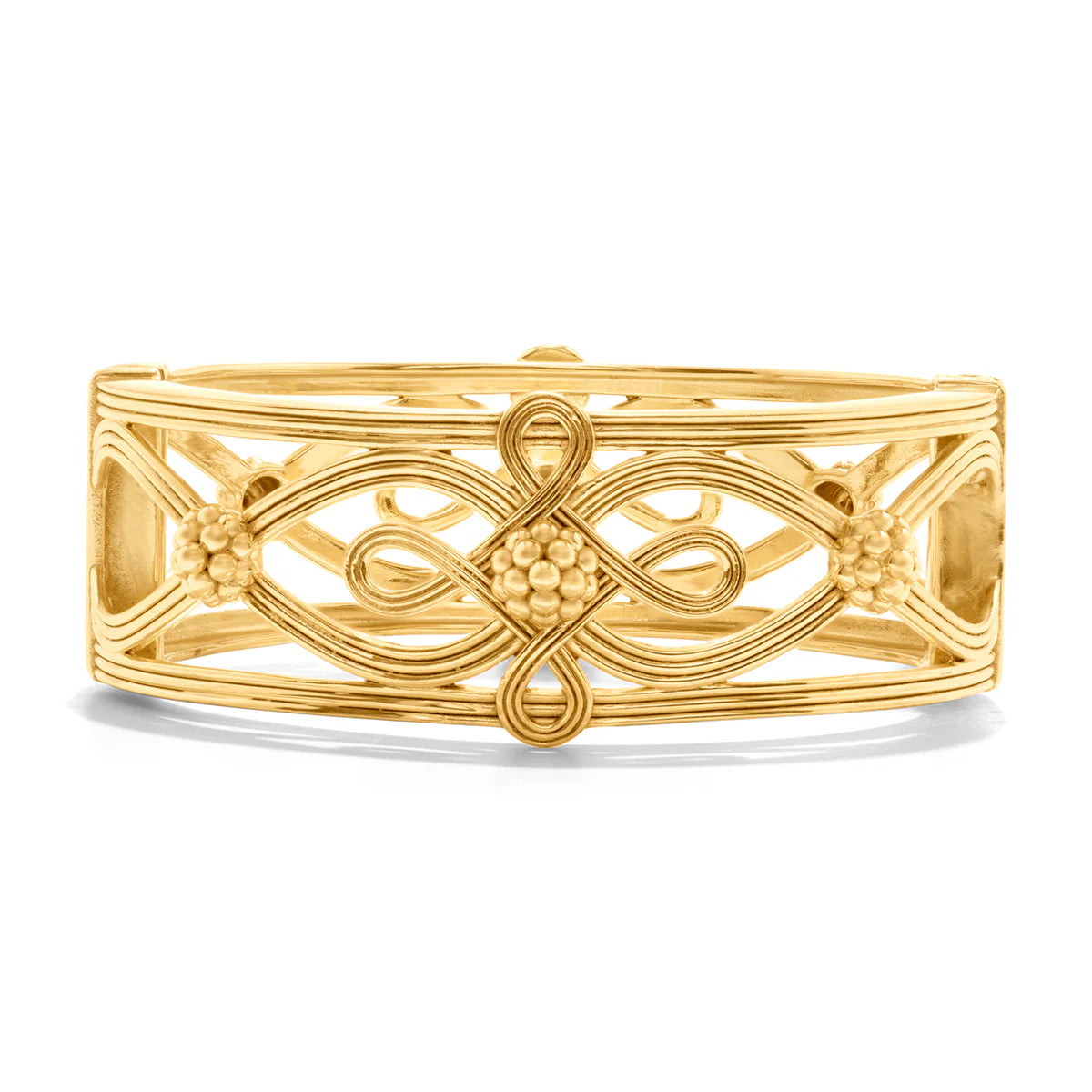 Capucine De Wulf Monique Hinged Bangle - Gold