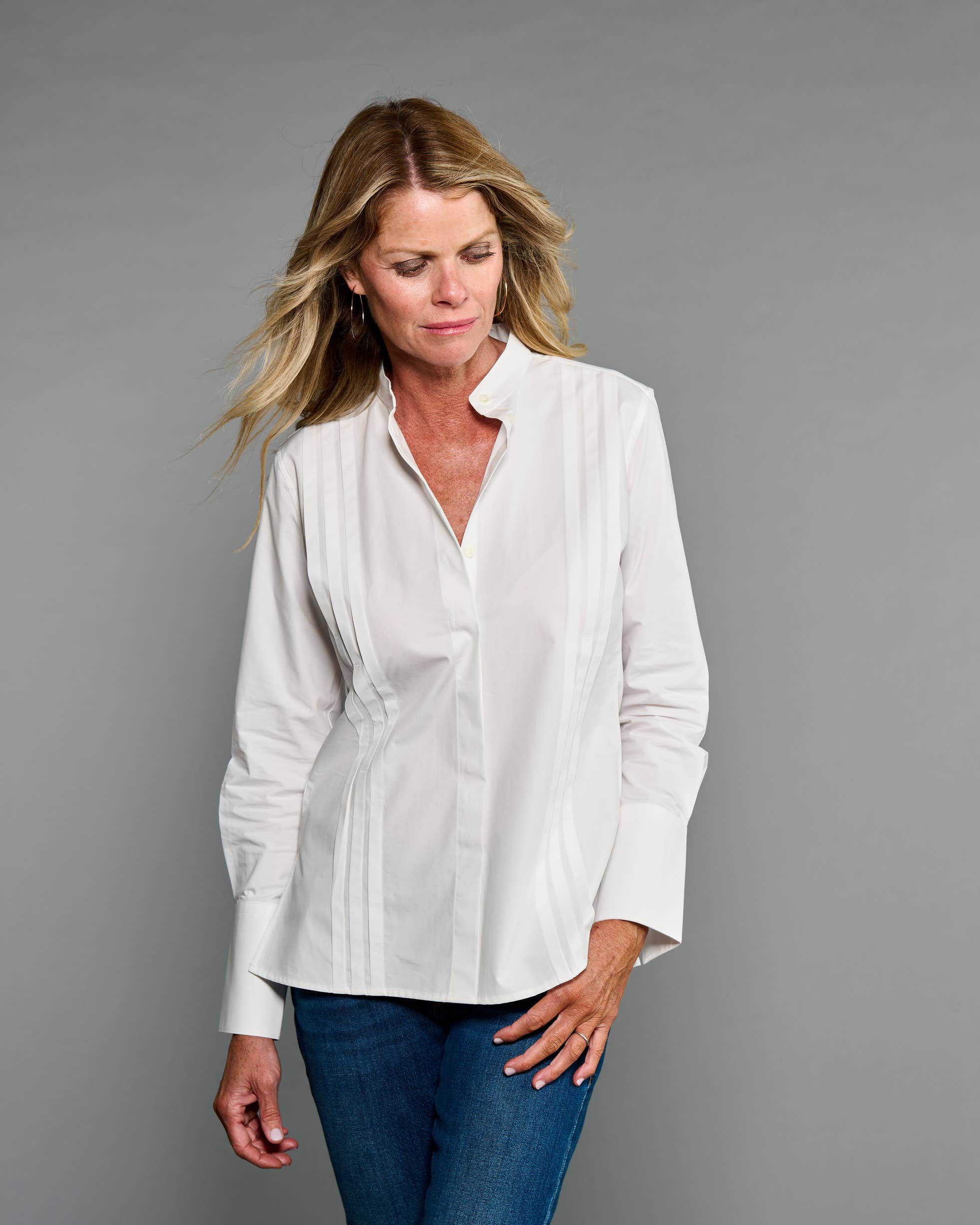 Claridge + King - The Annie Shirt in Crisp White: M