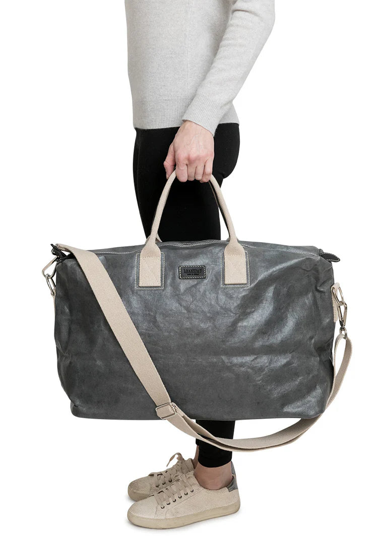 Uashmama Roma Large Weekender Bag - Dark Grey