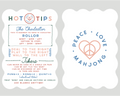 Peace Love Mahjong - Mahjong Tile Shufflers + Hot Tips/Set of Two: White