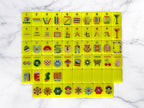 Peace Love Mahjong - Mod Tiles  | Chartreuse