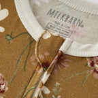 Milkbarn Luxe Stretch Zipper Pajama | Wildflower