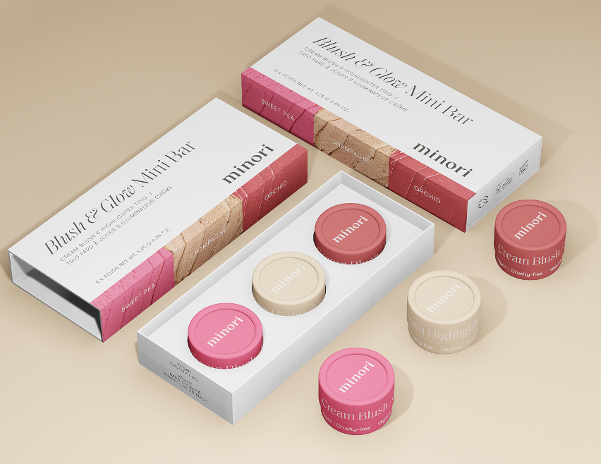 Minori - Blush & Glow Mini Bar - Zero Waste Gift Set