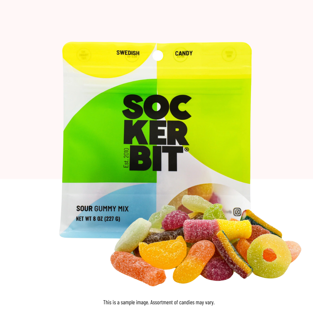Sockerbit - Sour Mix Swedish Candy Bag