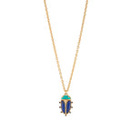 Capucine De Wulf Scarab Charm Necklace