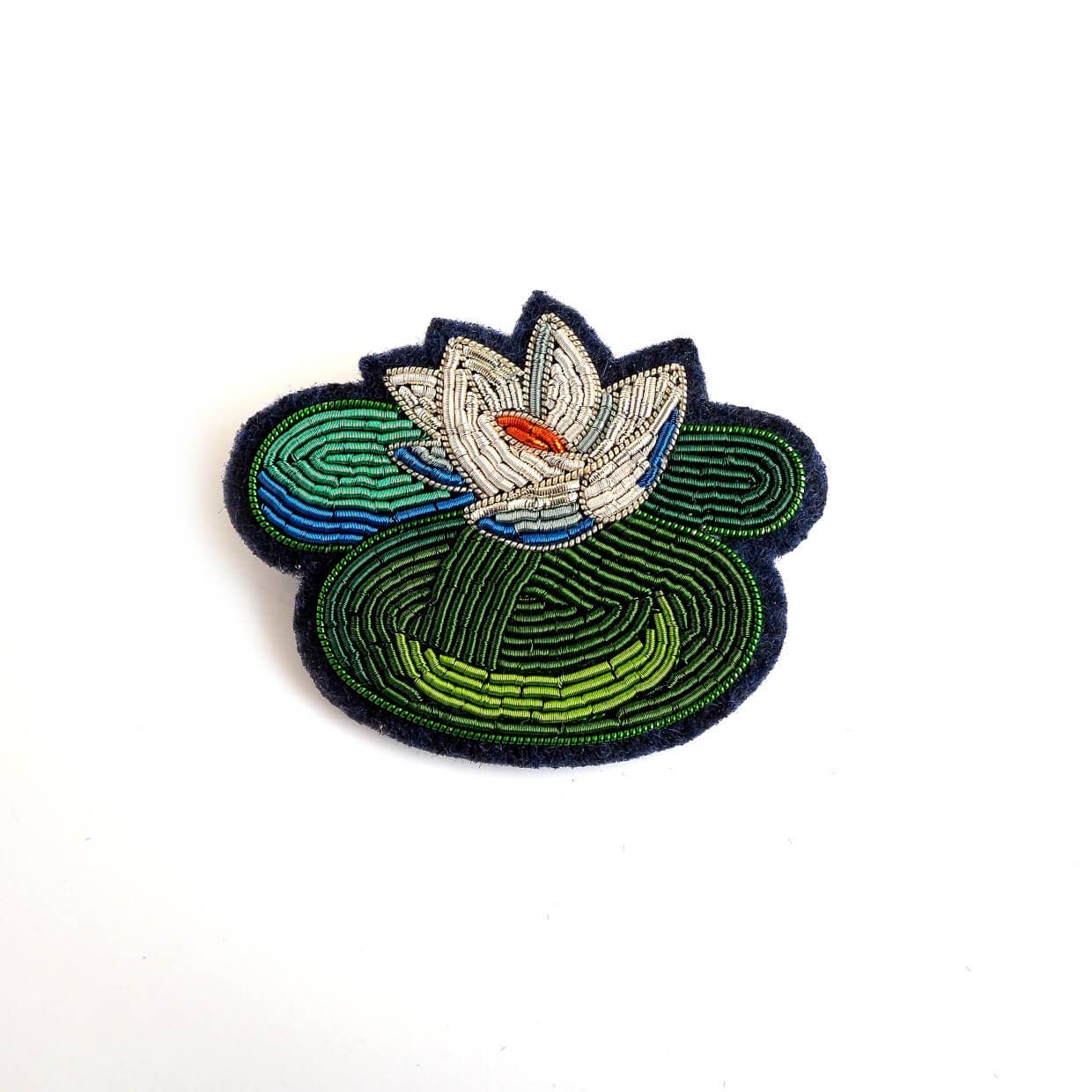 Macon & Lesquoy - Brooch - Nymphéa
