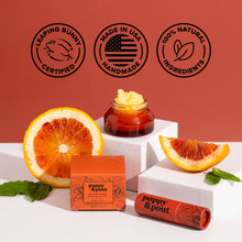 Load image into Gallery viewer, Poppy &amp; Pout - Lip Balm, Blood Orange Mint
