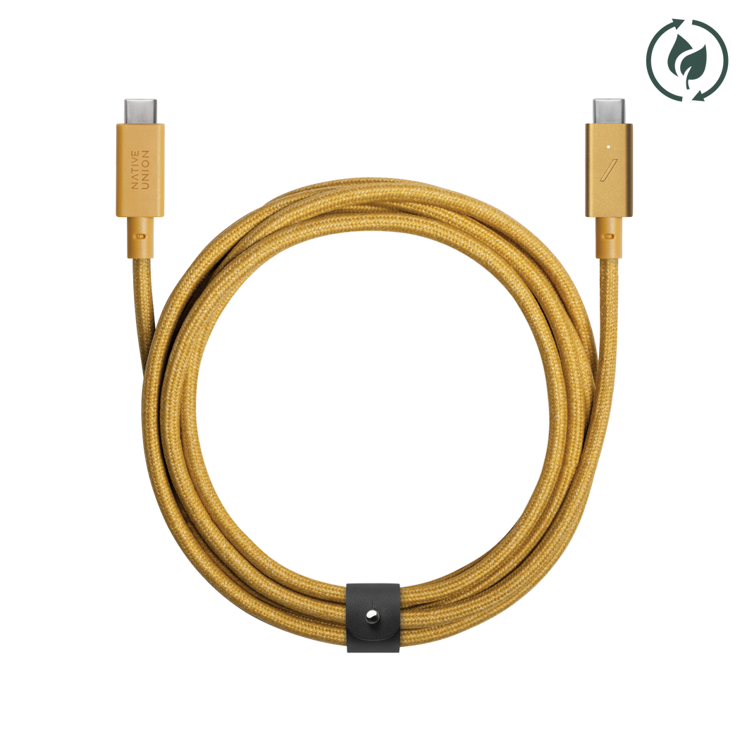 Native Union Paris - Belt Cable Pro 240W (USB-C to USB-C): Kraft