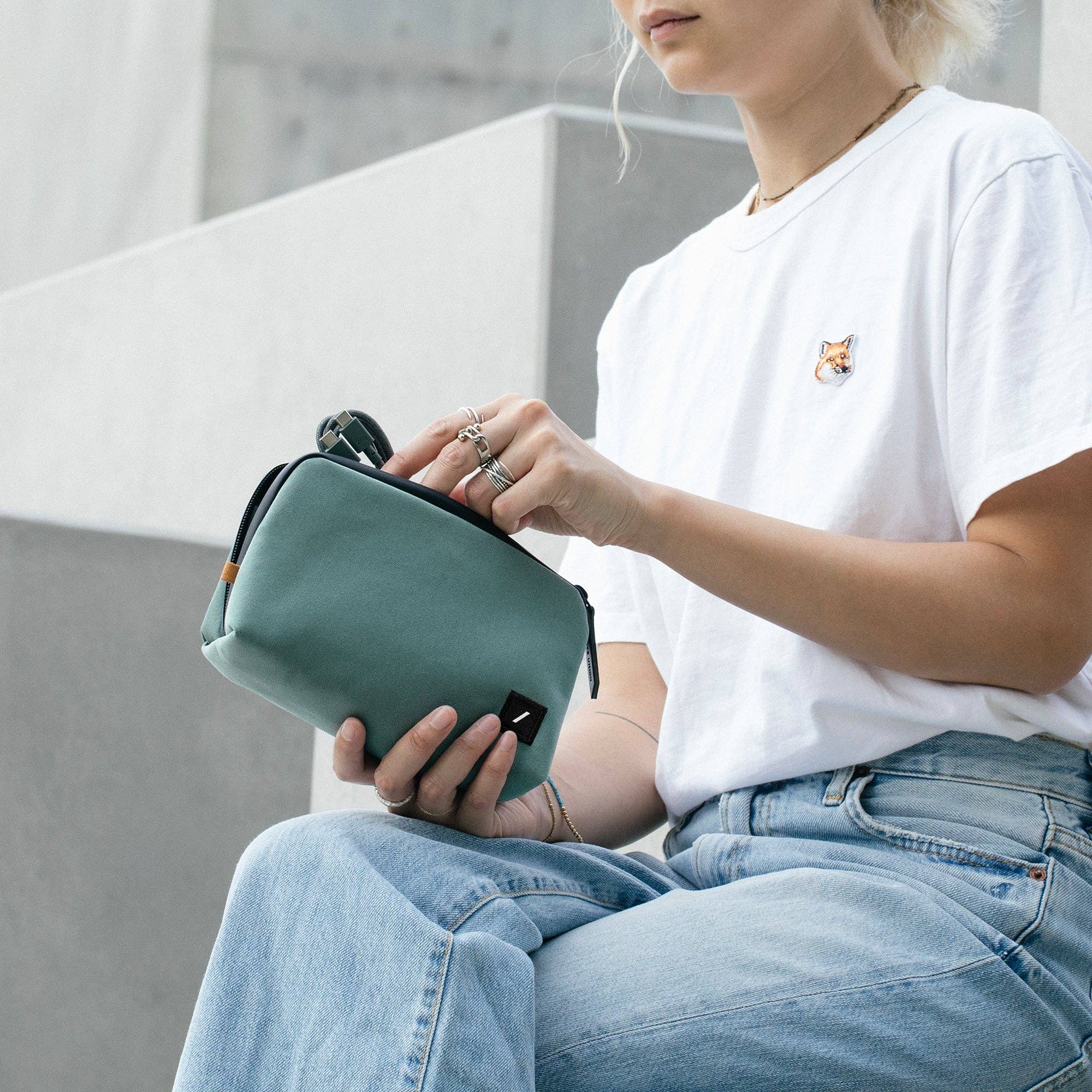 Native Union Paris - W.F.A Tech Organizer: Slate Green