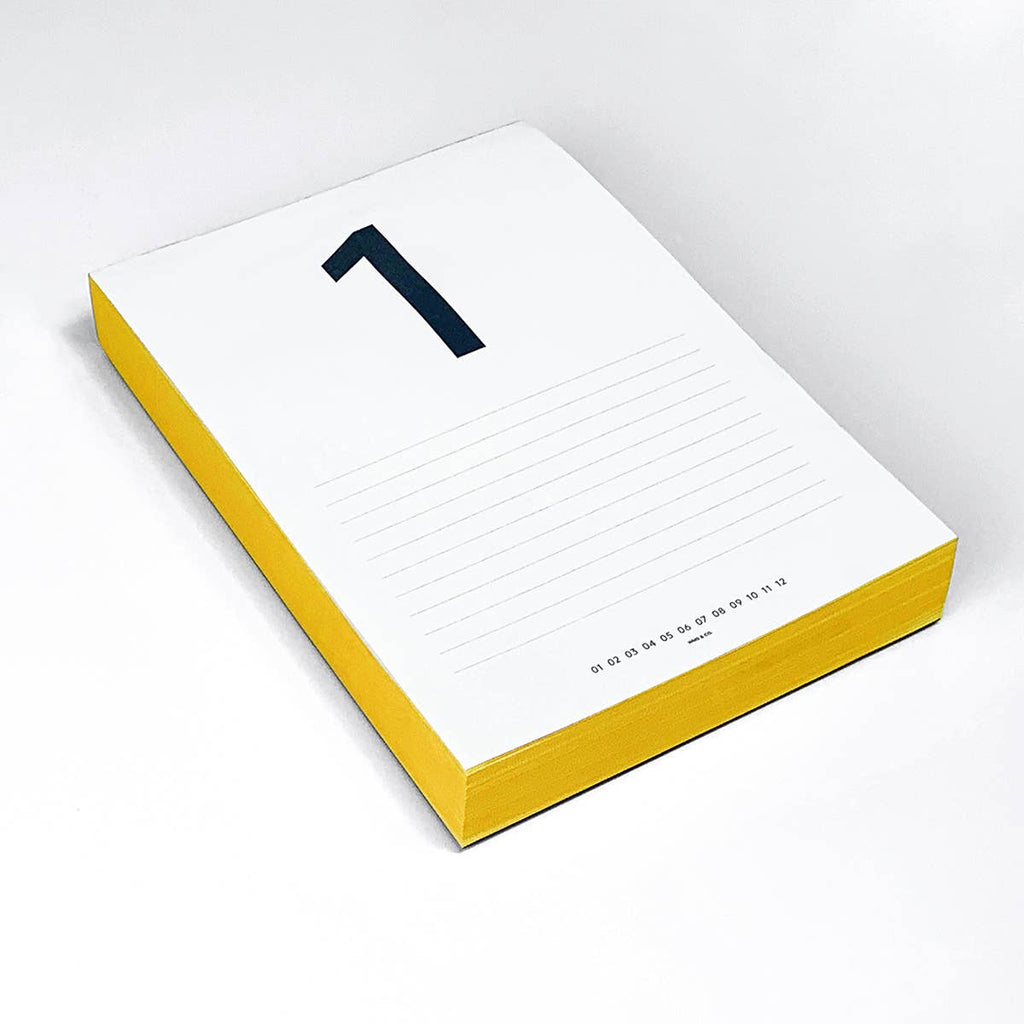 Wms&Co. Daily Calendar Pad: Blush