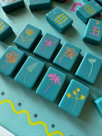 Peace Love Mahjong - OG Mahj Tiles | Totally Teal