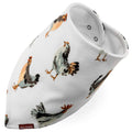 Milkbarn Organic Cotton Three-Layer Kerchief Bib | Chicken