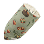 Milkbarn Organic Cotton Three-Layer Kerchief Bib | Apple Orchard