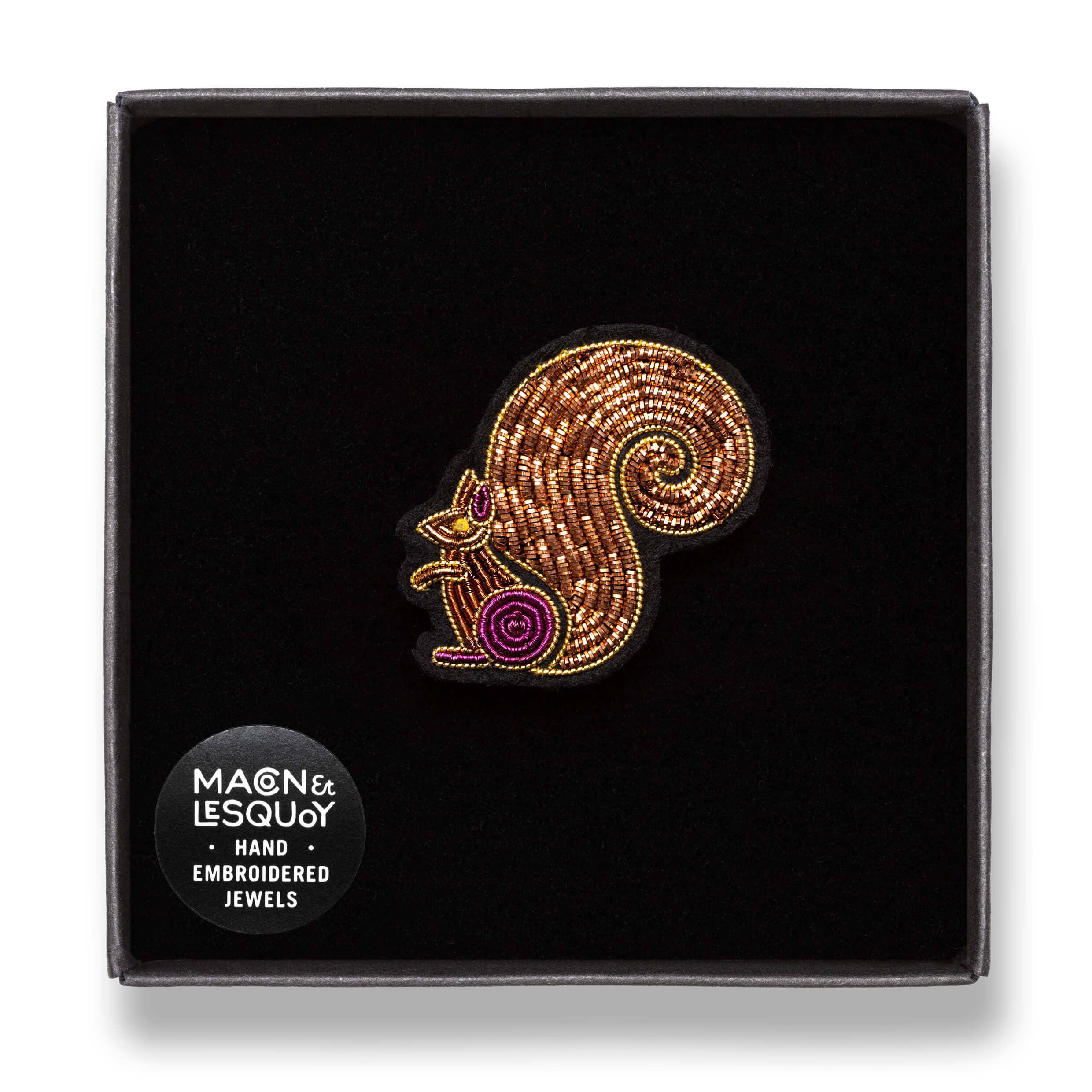 Macon & Lesquoy - Brooch - Panache Squirrel