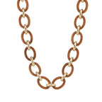 Capucine De Wulf Earth Goddess Link Necklace 17" - Teak